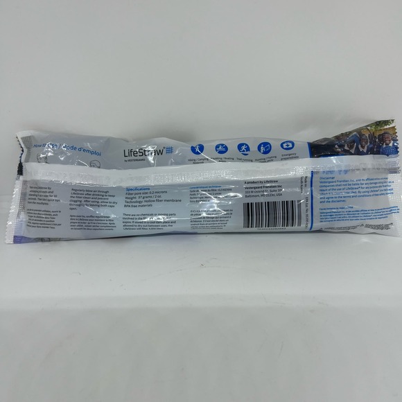New sealed Lifestraw water filtration straw - Picture 3 of 5